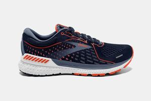 Chaussures Running Brooks Adrenaline GTS 21 Homme Bleu Marine / Rouge / Grise | JK4860571