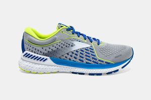 Chaussures Running Brooks Adrenaline GTS 21 Homme Grise / Blanche / Indigo | YK0176925