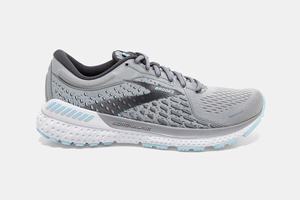 Chaussures Running Brooks Adrenaline GTS 21 Femme Grise / Bleu Clair | ZV2960714