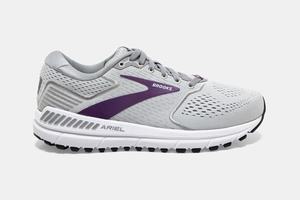 Chaussures Running Brooks Ariel 20 Femme Grise / Violette | VH7946023