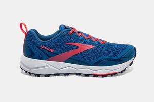 Chaussures Running Brooks Divide Femme Bleu / Corail | UR0123564