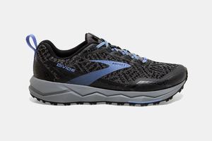 Chaussures Running Brooks Divide Femme Grise / Noir / Fleur Bleu | KD0193426