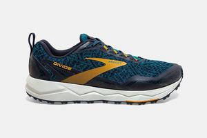 Chaussures Running Brooks Divide Homme Bleu / Bleu Marine / Doré | NV6124508