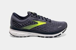 Chaussures Running Brooks Ghost 13 Homme Grise / Bleu Marine | MT8923046