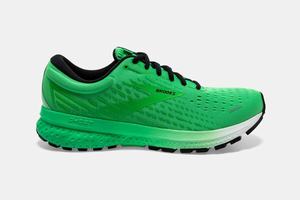 Chaussures Running Brooks Ghost 13 Homme Vert / Noir / Blanche | UW2758603