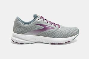 Chaussures Running Brooks Launch 7 Femme Grise / Violette | UY6987301