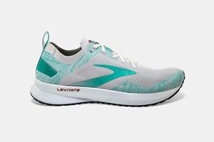 Chaussures Running Brooks Levitate 4 Femme Grise / Vert / Blanche | AB0245917