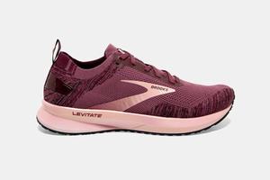 Chaussures Running Brooks Levitate 4 Femme Bordeaux / Corail | JN4507291