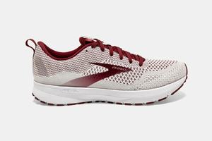 Chaussures Running Brooks Revel 4 Femme Blanche / Bordeaux | AN7510298