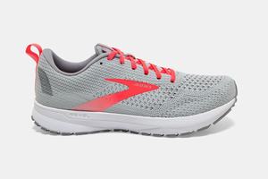 Chaussures Running Brooks Revel 4 Femme Grise / Corail | OJ3157942