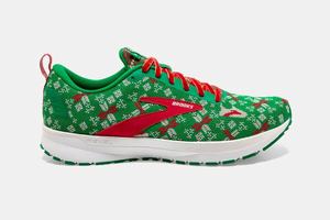 Chaussures Running Brooks Revel 4 Homme Vert / Rouge / Blanche | JC0243197