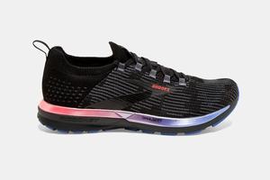 Chaussures Running Brooks Ricochet 2 Femme Noir / Bleu / Corail | ZD4678935