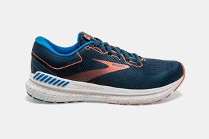 Chaussures Running Brooks Transcend 7 Femme Bleu Marine / Corail | EJ5089743