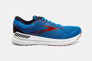 Chaussures Running Brooks Transcend 7 Homme Bleu / Noir / Rouge | WU6357492